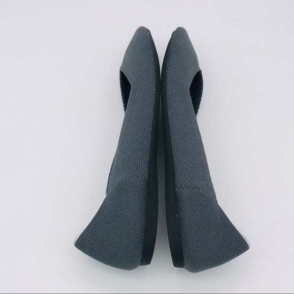 ROTHY’S The Point Pointed Flats EUC - Solid Gray W7.5 - Picture 6 of 9